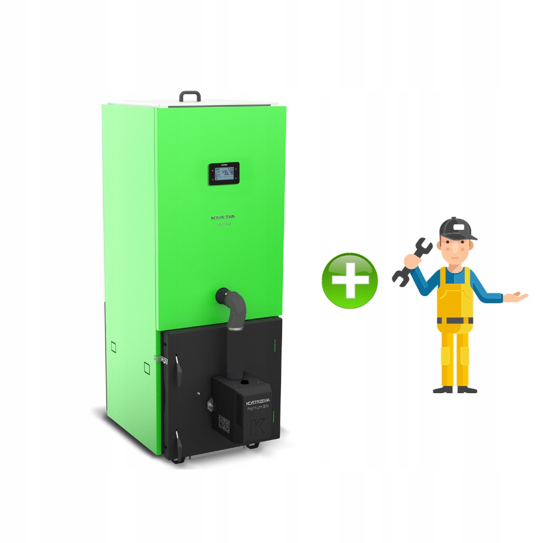 KOTOL, peletová pec KOSTRZEWA MINI BIO NE 20 kW